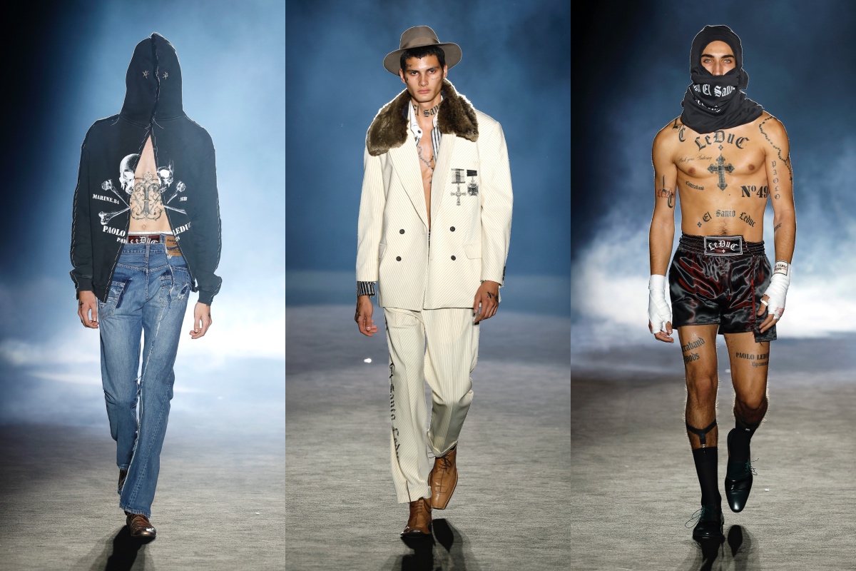 080 Barcelona Fashion: Paolo Leduc ‘Contraband Goods’ Collection